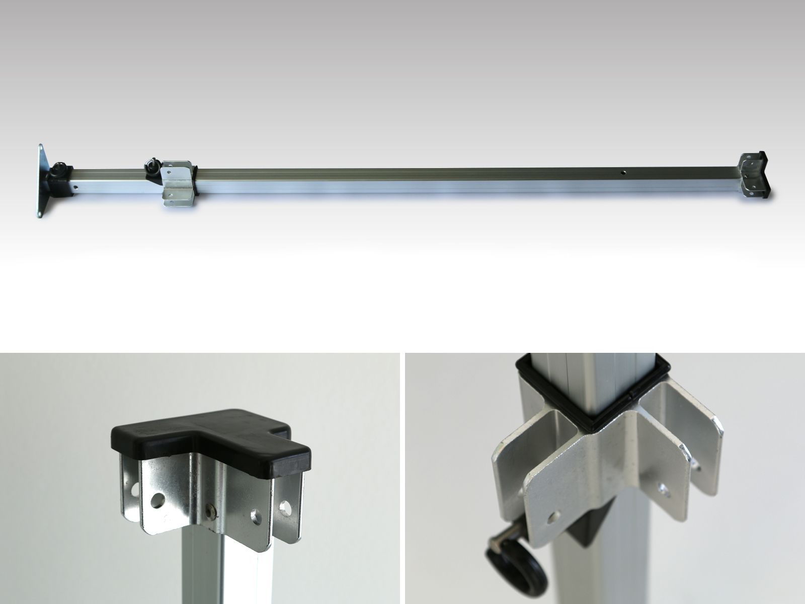 Corner pole for 4m wide folding tent AluForce