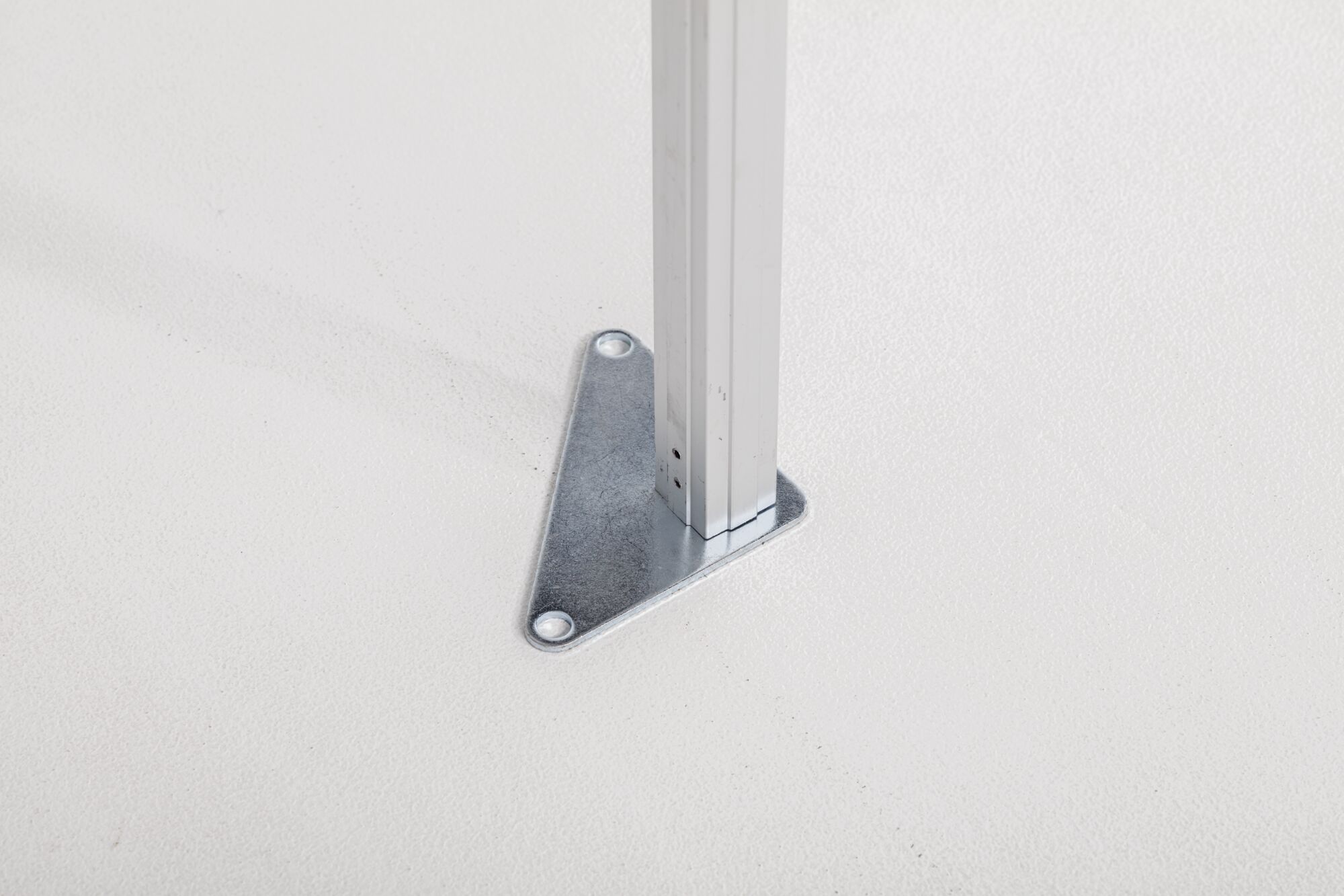 Tonnelle pliante AluForce avec bâche de toit - 2x3m - Polyester Blanc