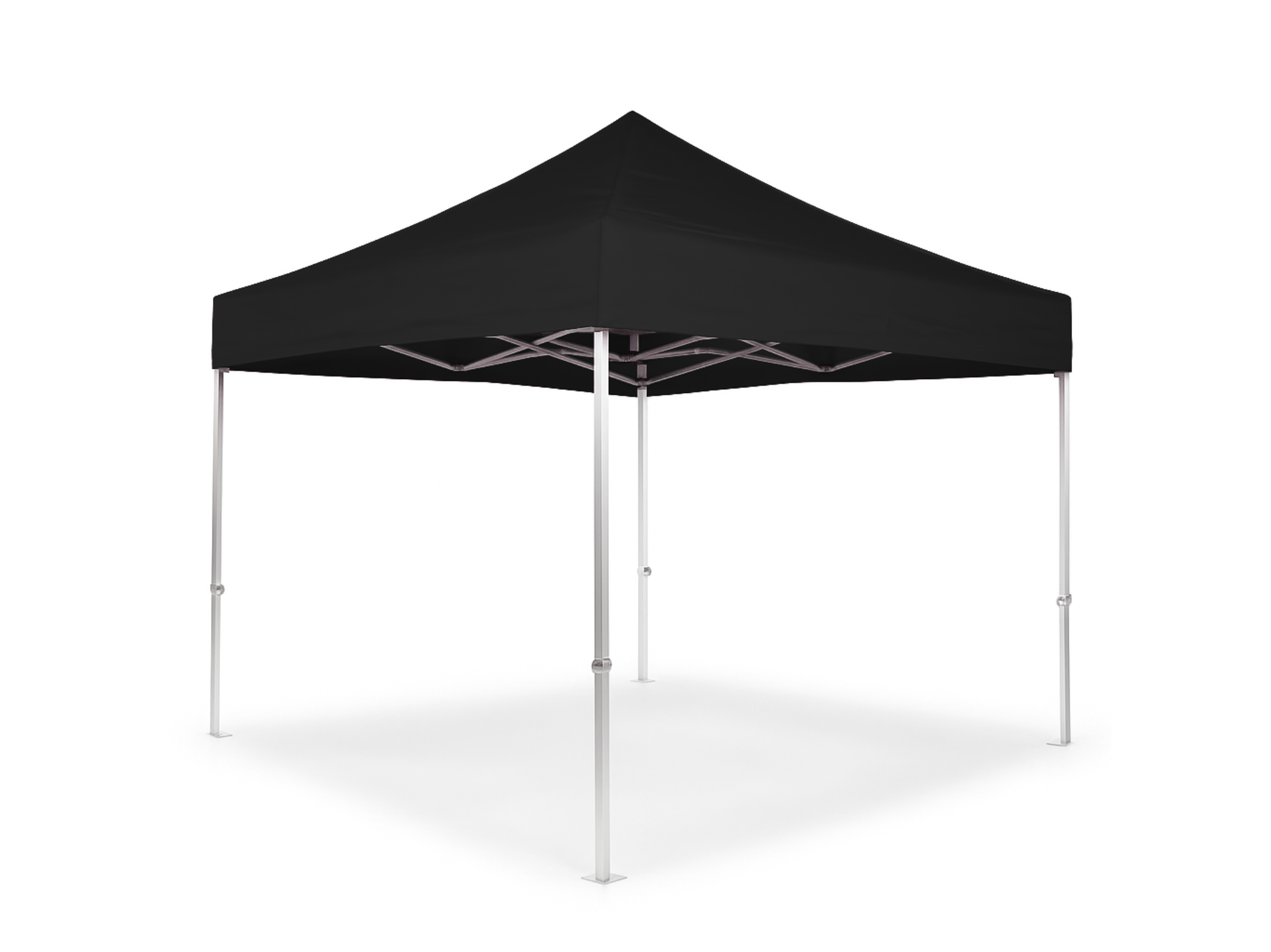 Folding tent AluLite with roof - 3x3m - Polyester Black