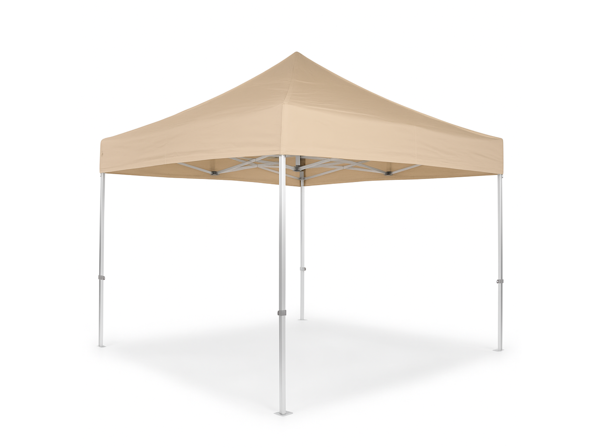 Folding tent AluLite with roof - 3x3m - Polyester Desert Sand