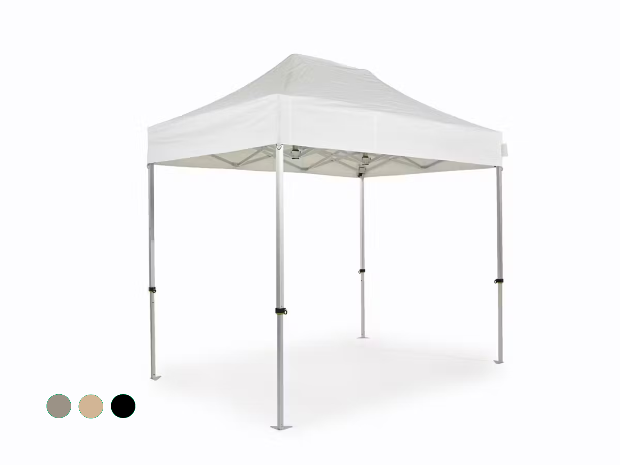 Folding tent AluForce with roof - 2x3m - PVC (matt) White