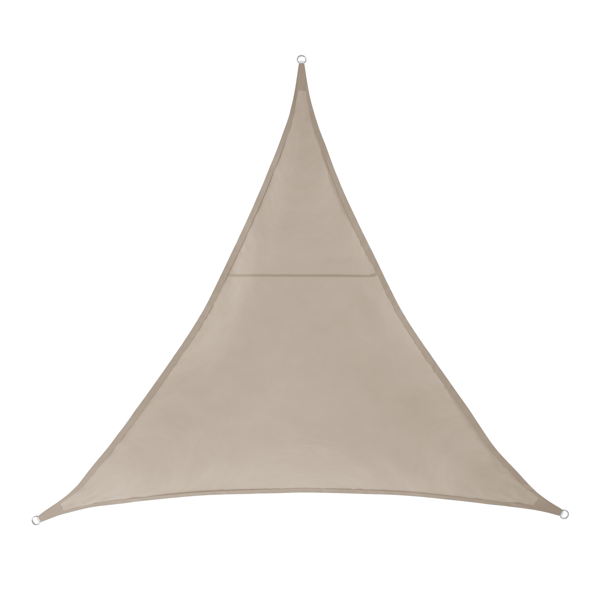 Schaduwdoek - driehoek - 3 x 3 x 3 m desert sand