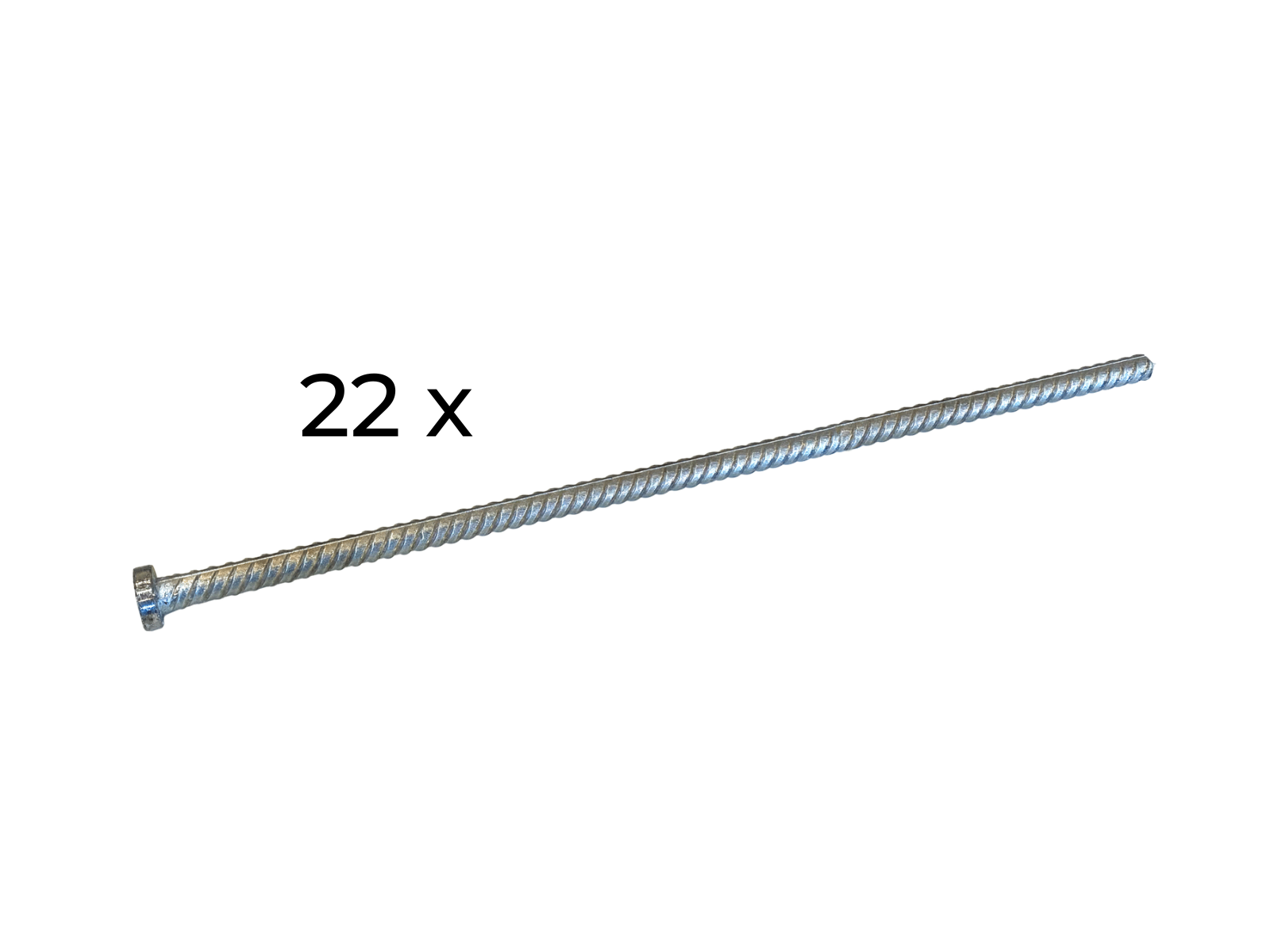 Set mit Heringen (22) von 80 cm für Stretchzelt 15 x 20 m 