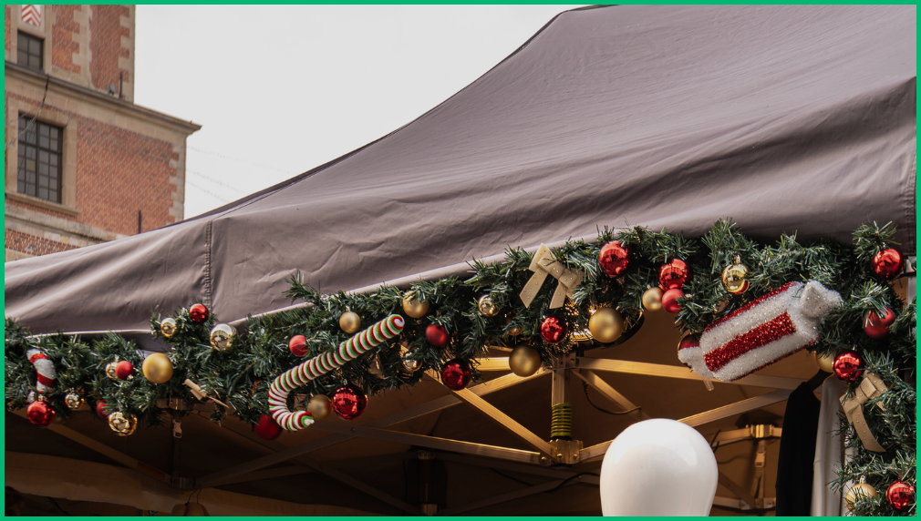 Eventzelt für Weihnachts- und Abendmärkte: Wärme, Atmosphäre und Stabilität in einem