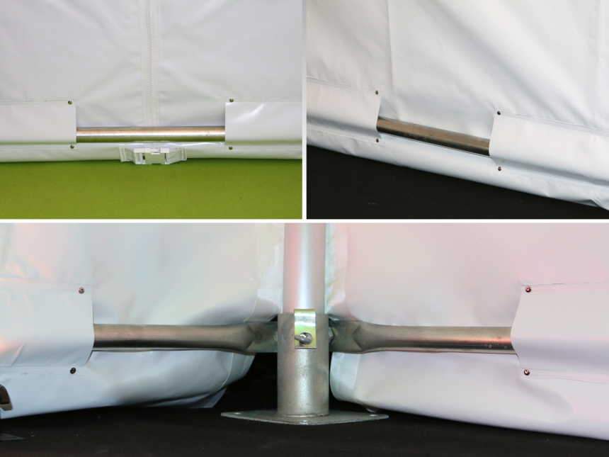 Pagoda tent ground bar set 3x3m