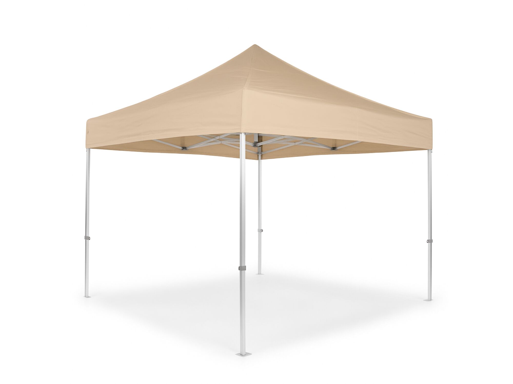 Folding tent AluLite with roof - 3x3m - Polyester Desert Sand