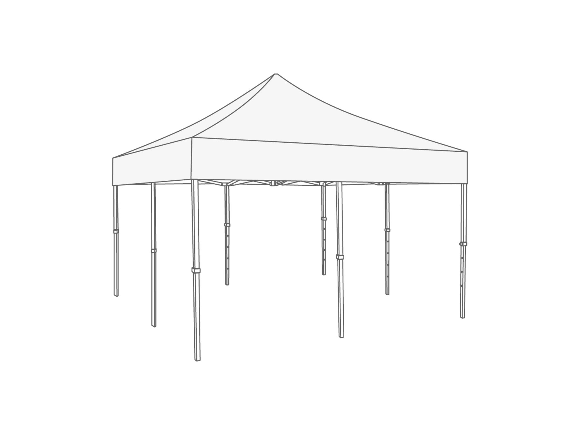 folding tent 5 x 5 white