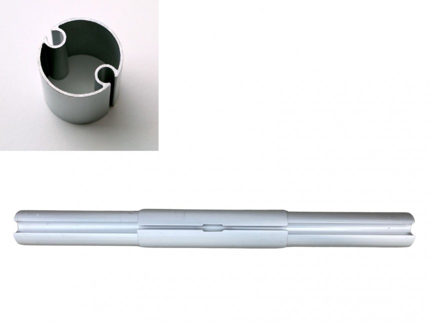 Pagoda tent Conntector tube for horizontal tube nr 1 keder: 56,5mm od connector for 3mm wall thickne