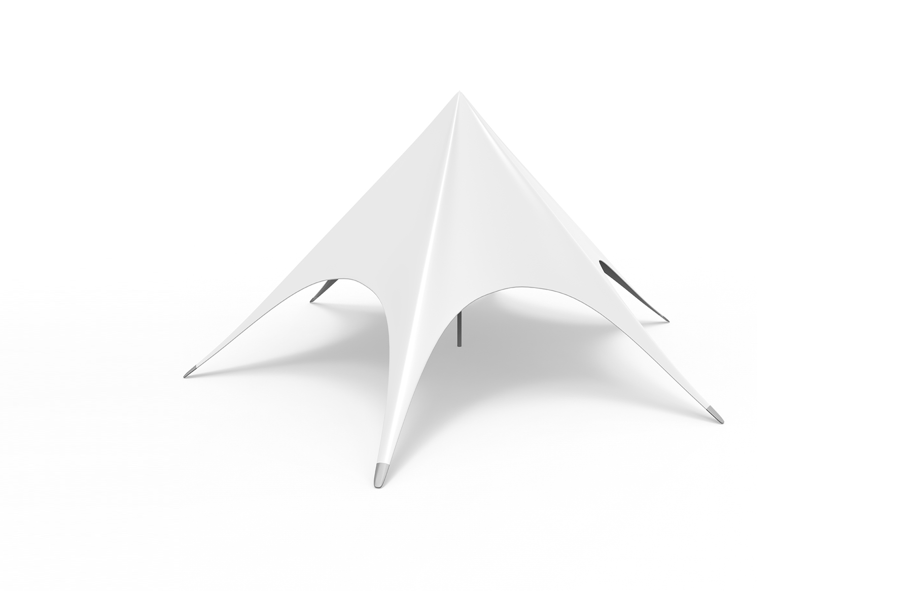 Stertent StellarLite - set 10 m - polyester Wit