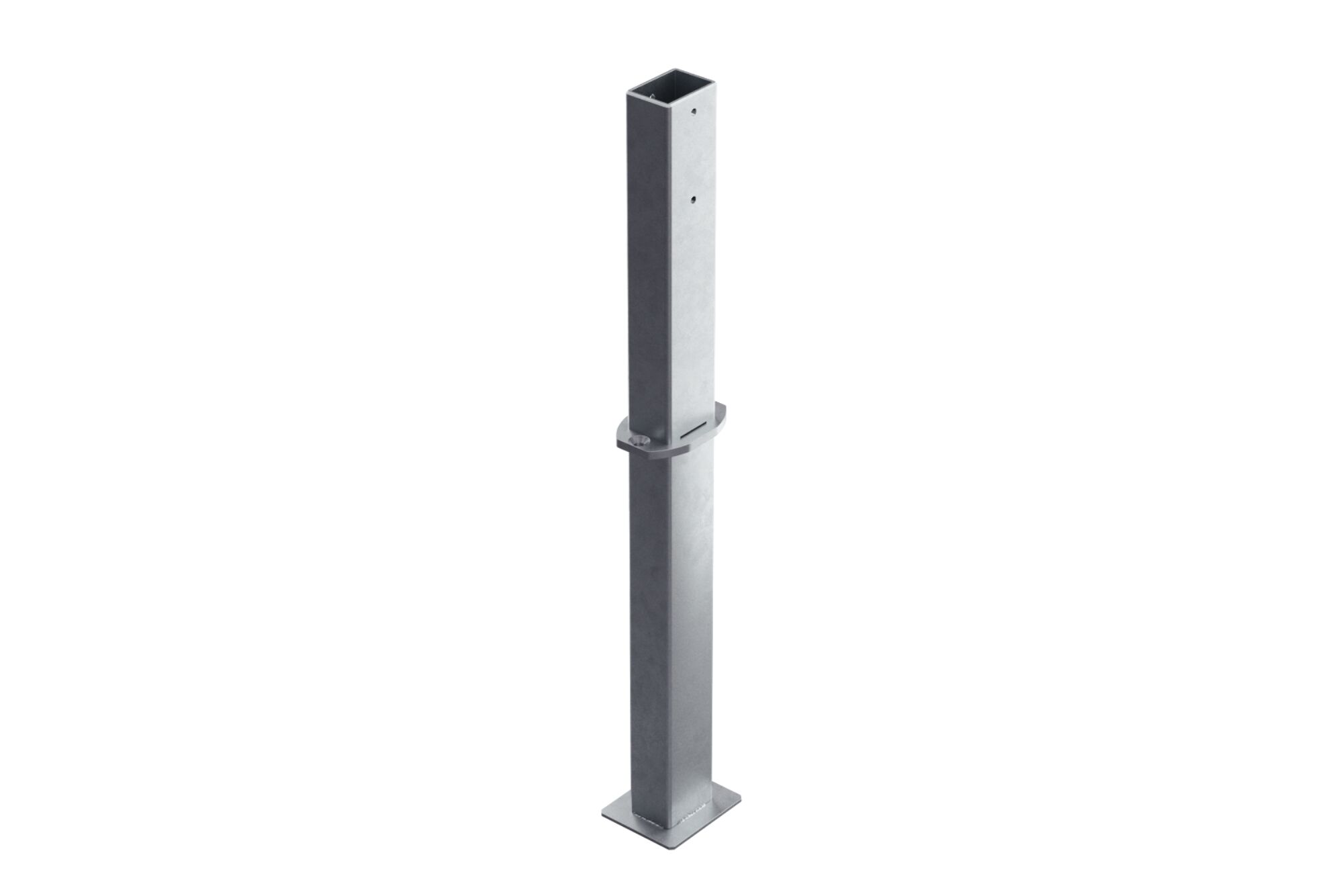 Cast-in anchor with ground fixation 90° angle