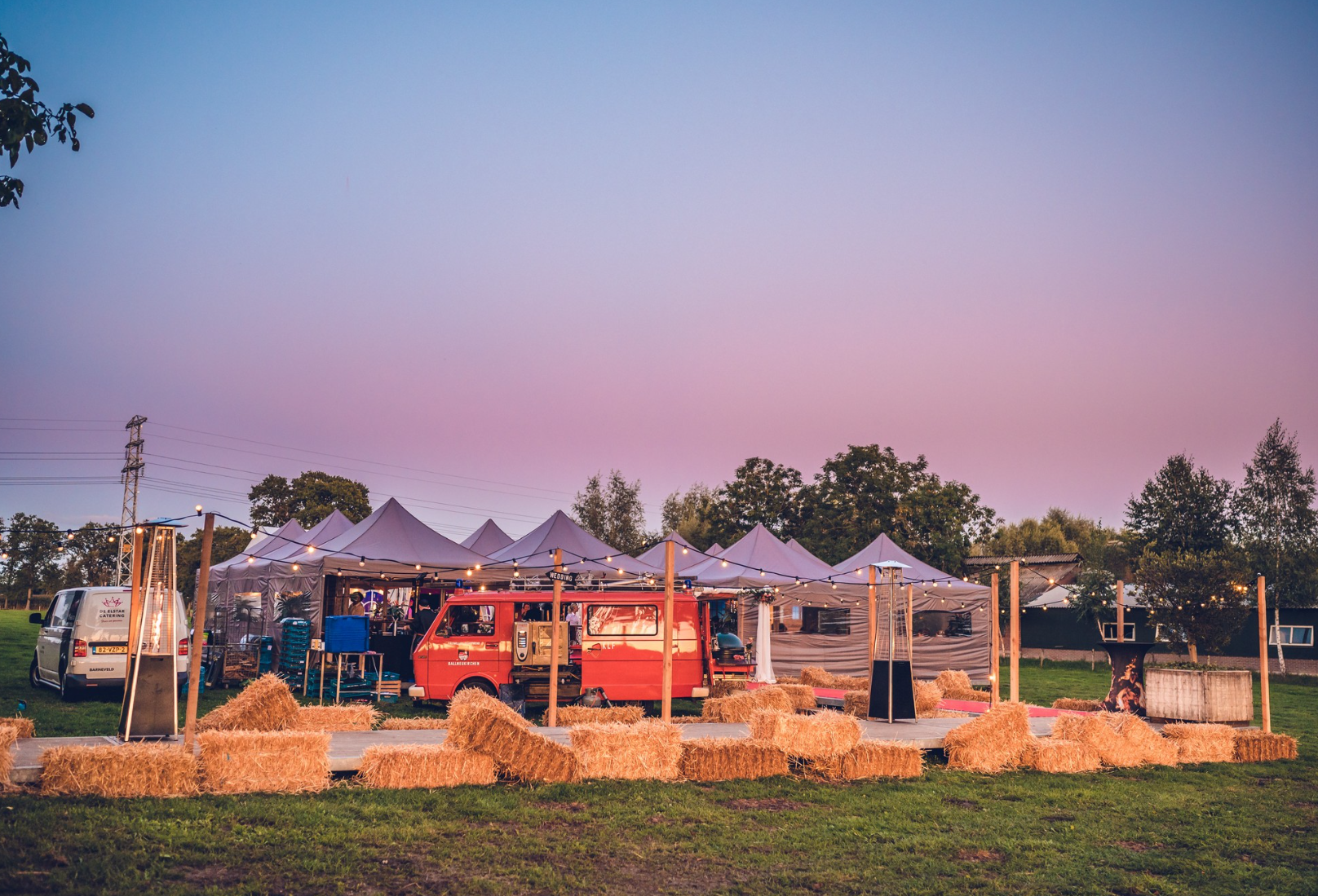 Folding tent AluForce with roof - 3x3m - Polyester White