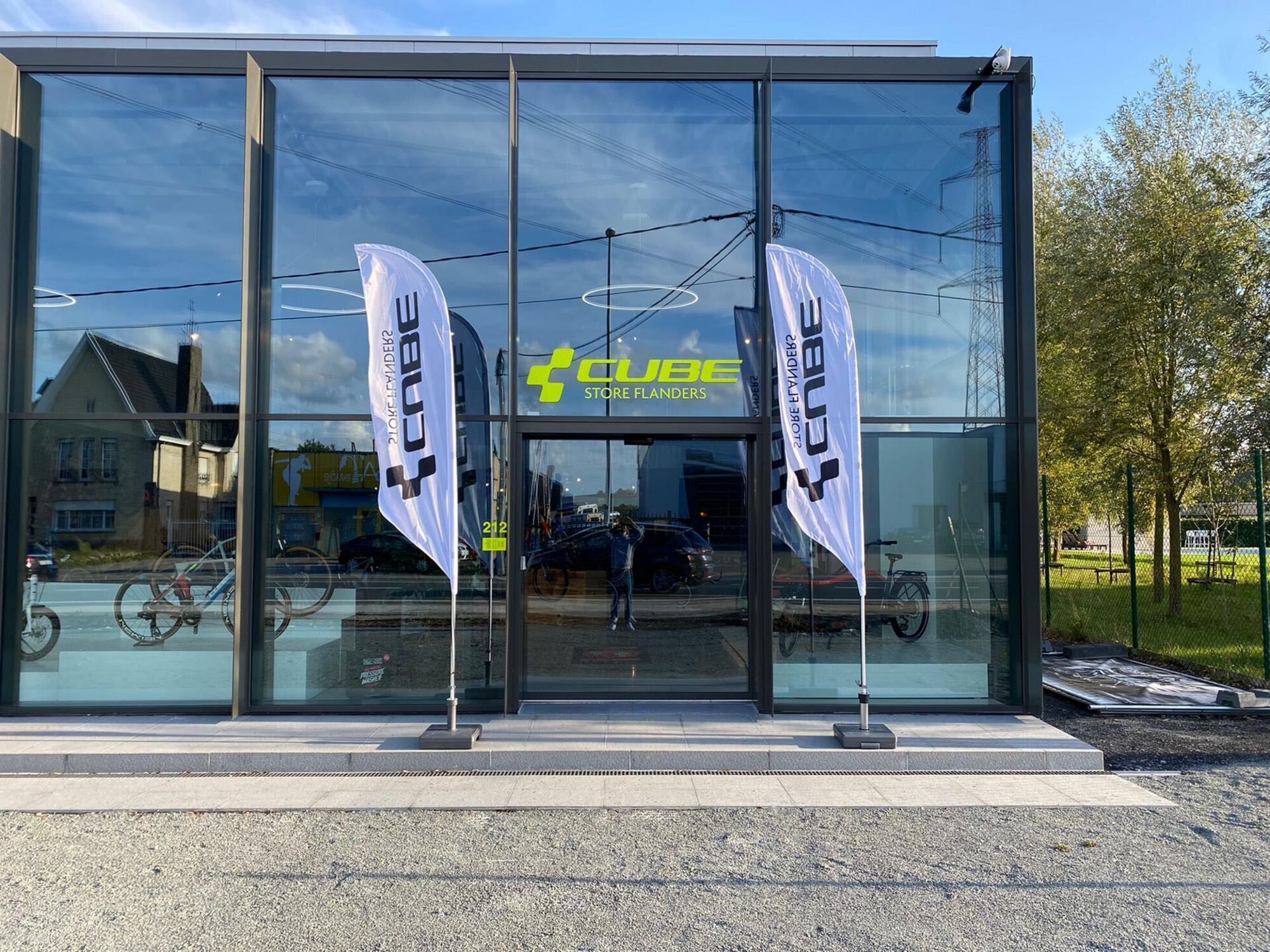 Beachflag Solar enkelzijdig - large bedrukt