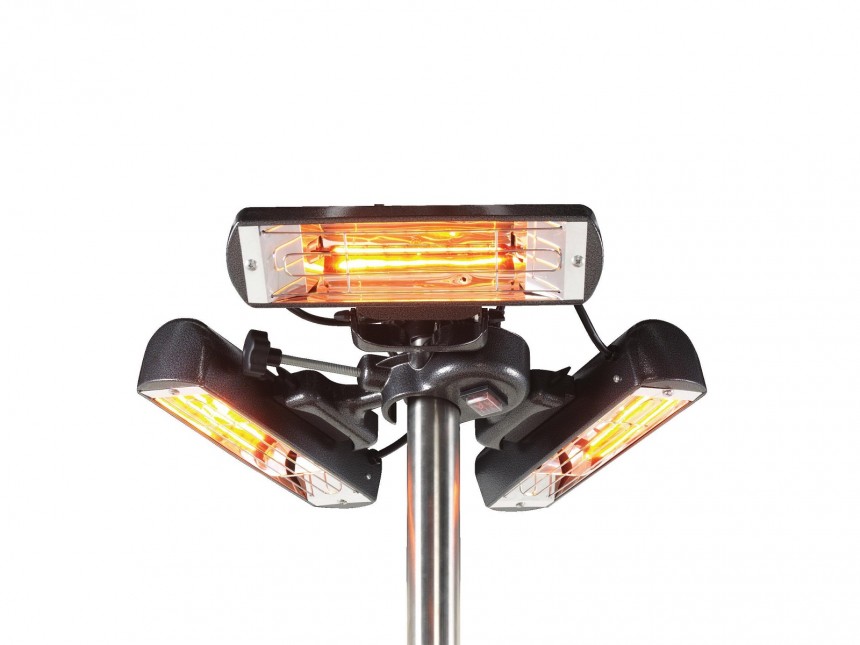 Føro Sunbeam 2400 - Electric heating for umbrella and partytent - Golden Tube halogen lamps