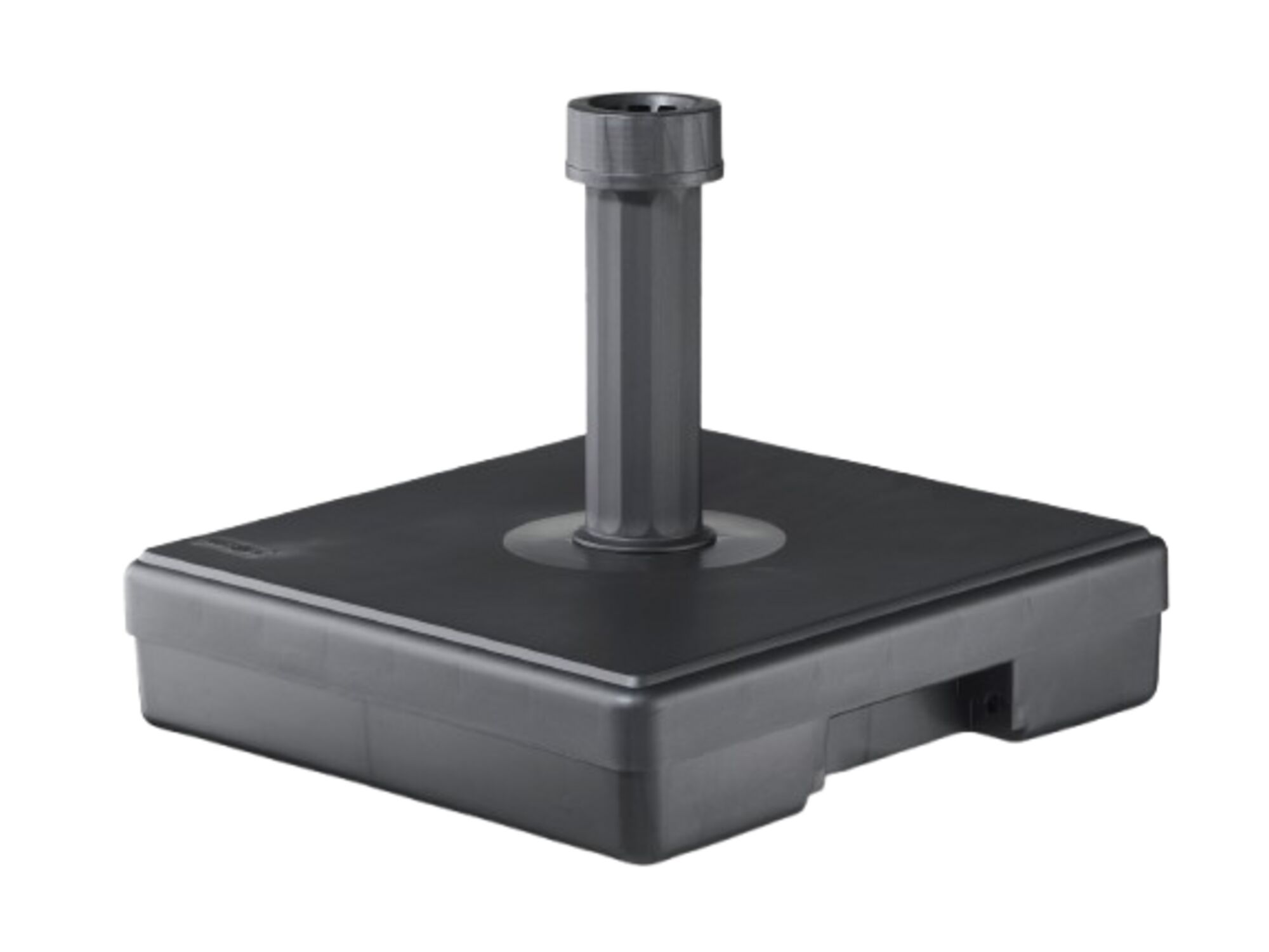 Viereckiger mit Beton gefüllter Sonnenschirmständer aus Kunststoff - 30 kg