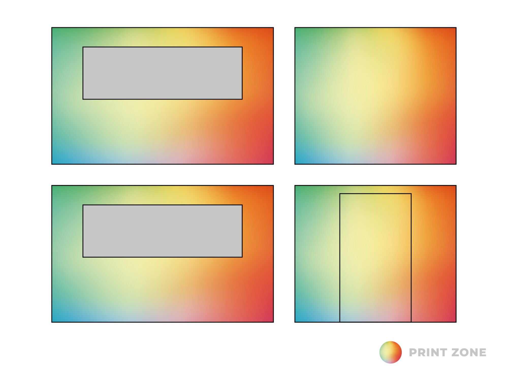 Folding tent Sidewall set with carry bag - 3x4,5m - Polyester Print