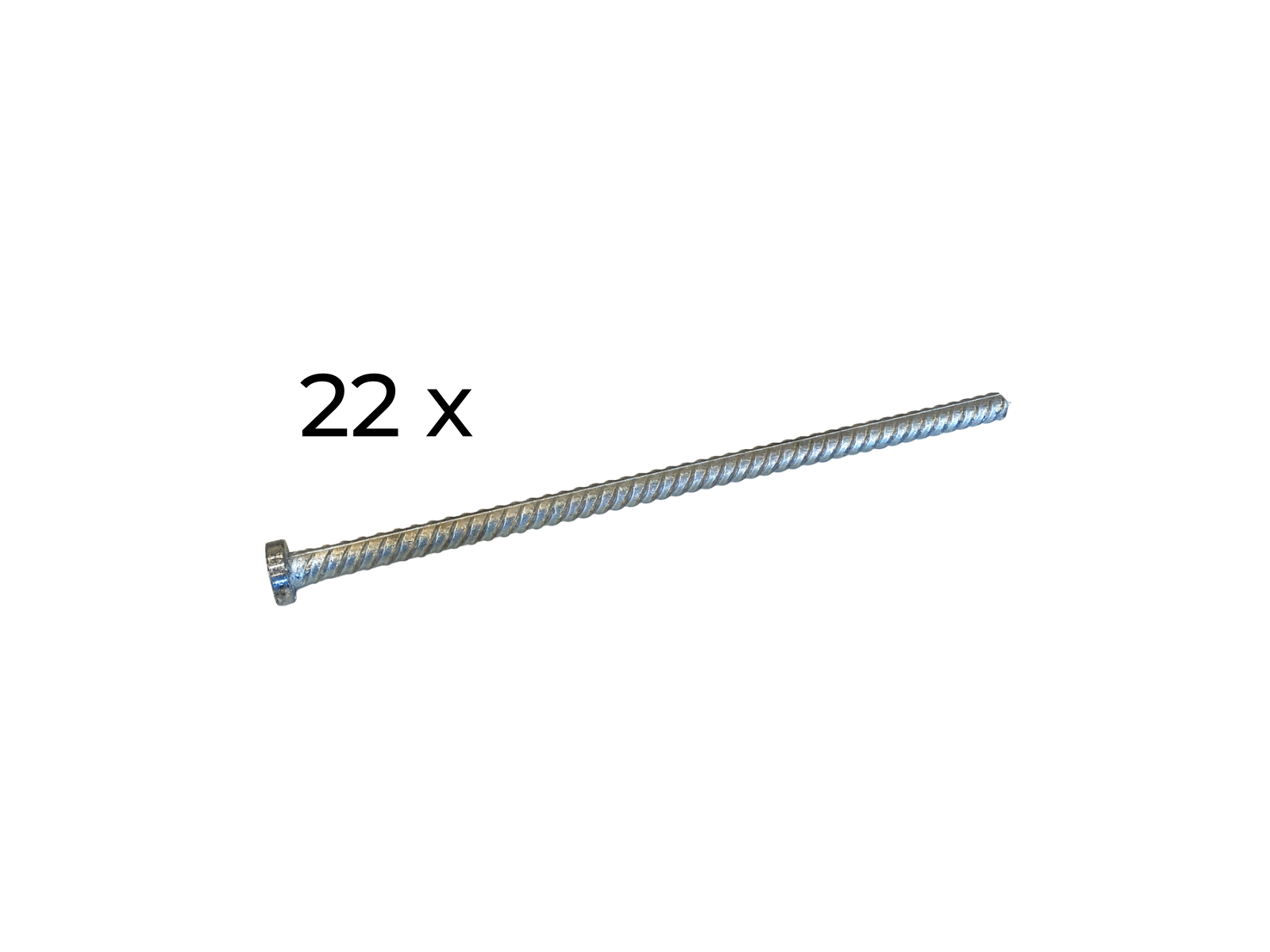 Set mit Heringen (22) von 50 cm für Stretchzelt 15 x 20 m 