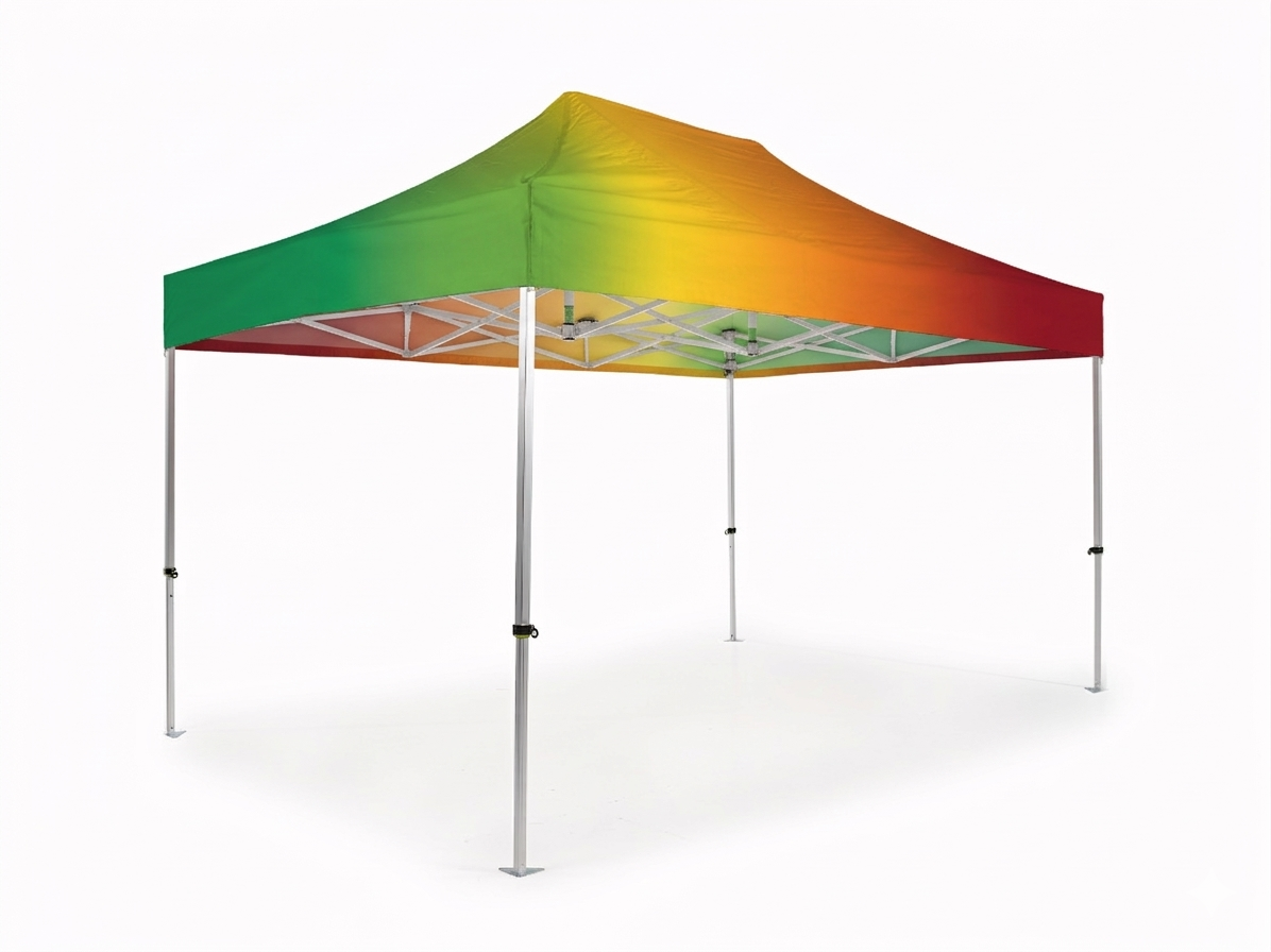 Carpa plegable AluLite con techo de poliéster - 3x4,5m impreso