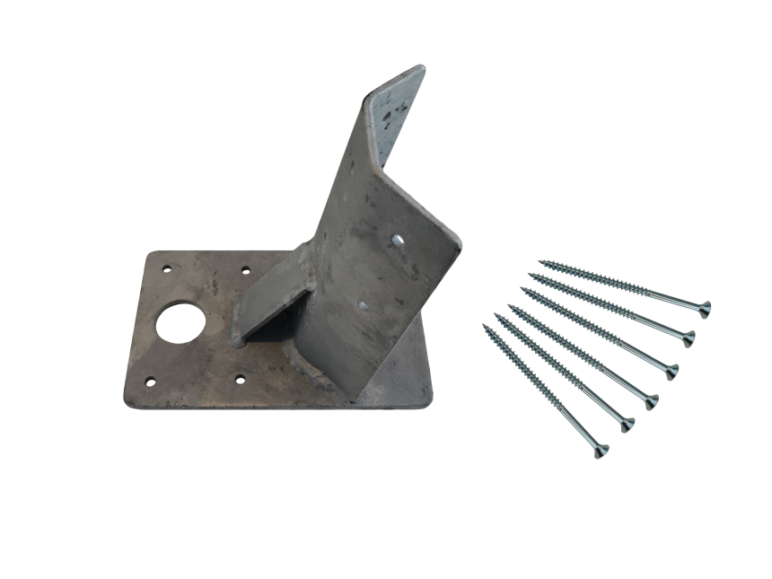 Kit base avec vis pour tente stretch à poteaux latéraux en bois